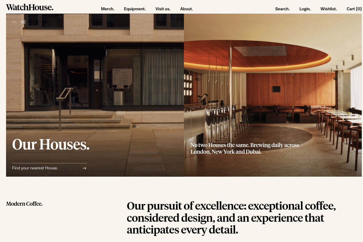 Watchhouse 데스크톱 화면
