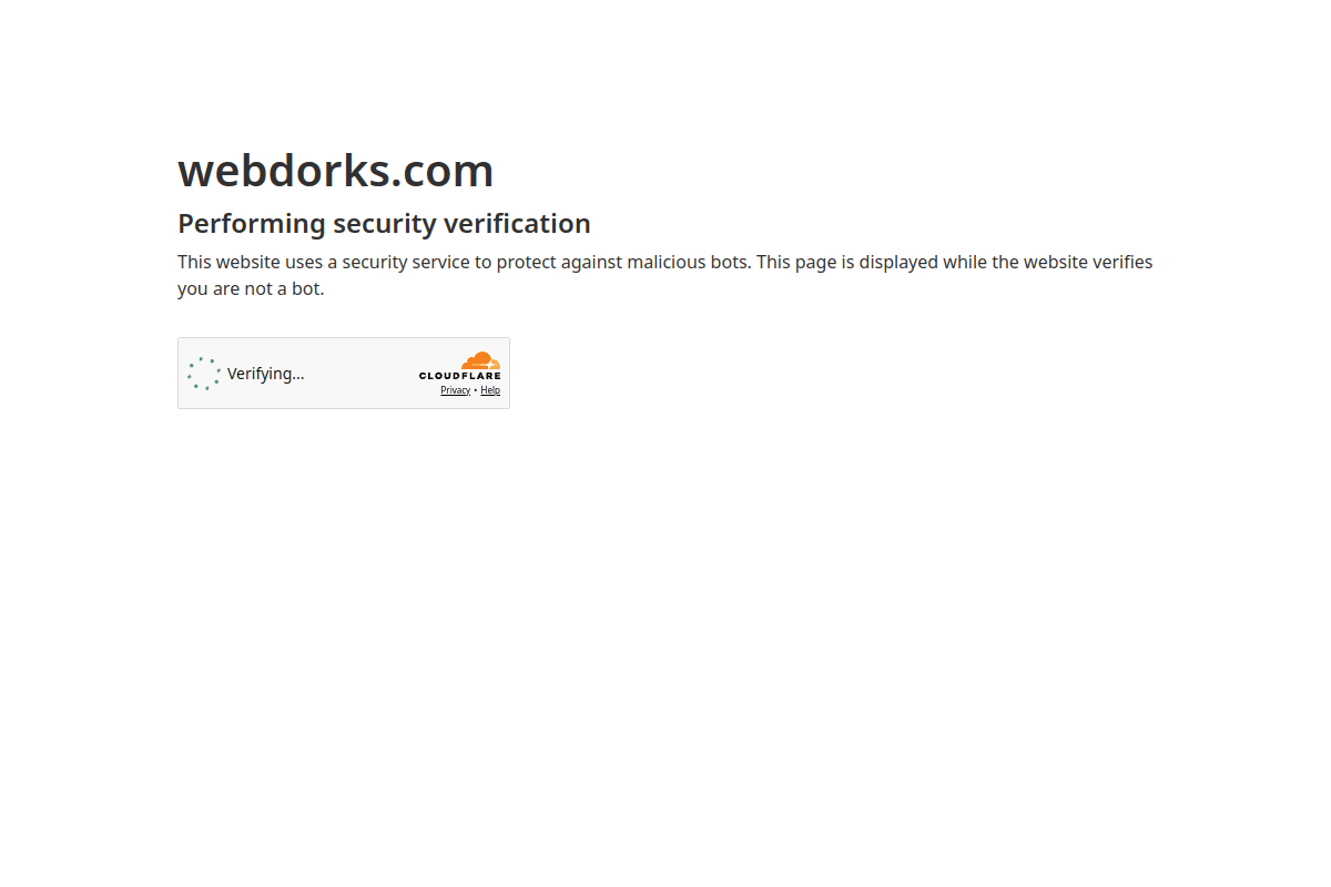 Webdorks 데스크톱 화면