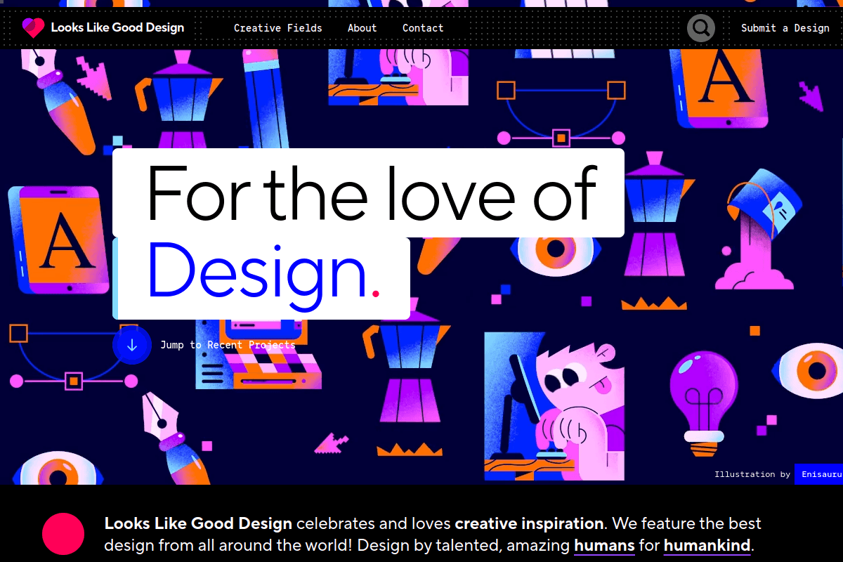 Lookslikegooddesign 데스크톱 화면