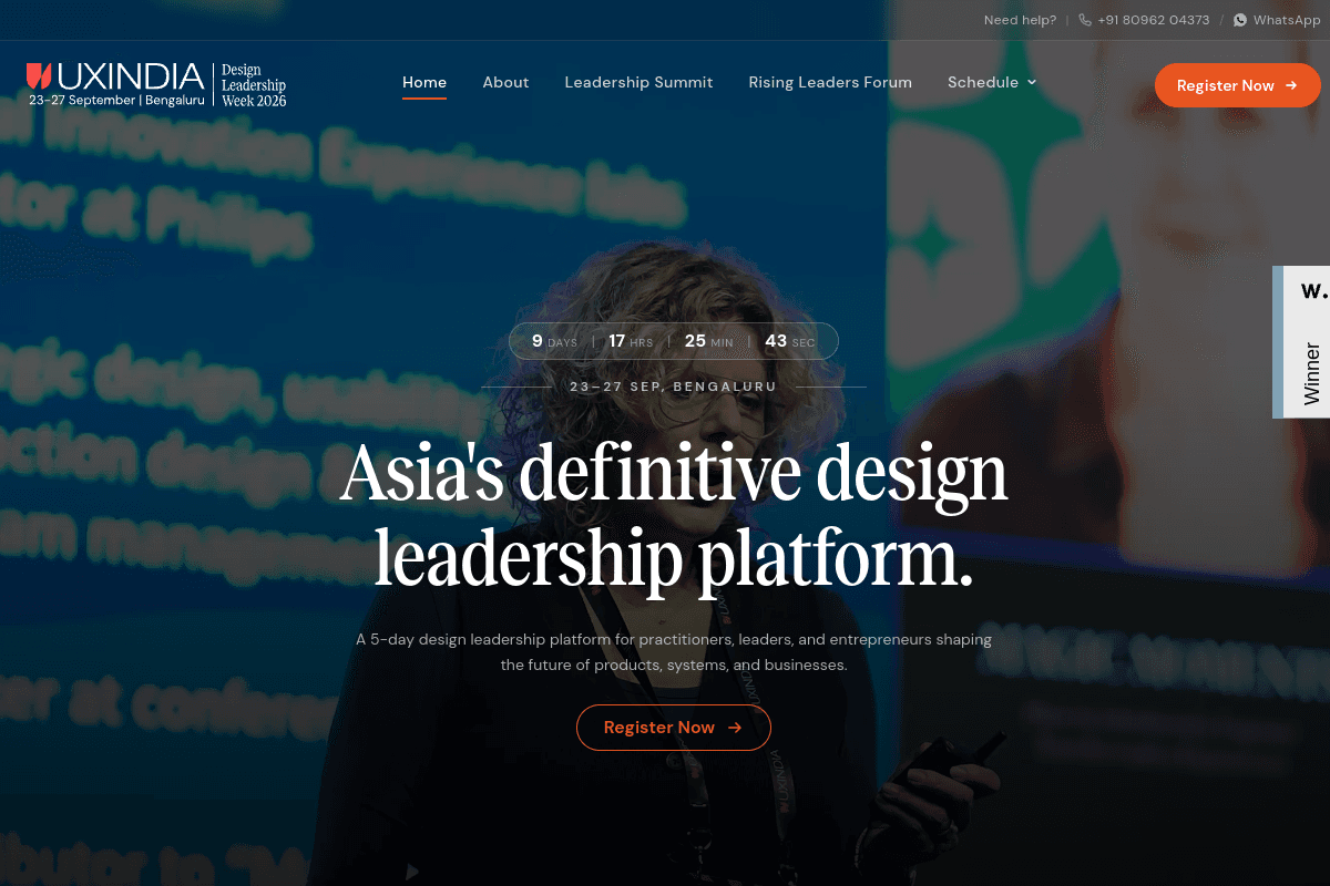 Ux India 데스크톱 화면