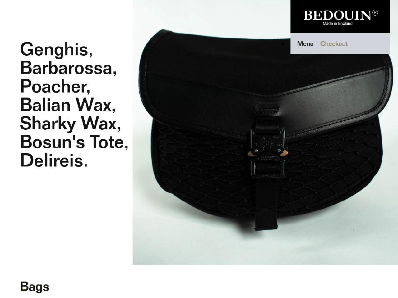 Bedouin Foundry 웹사이트 데스크톱 화면 스크린샷 — 레트로, 에디토리얼 스타일