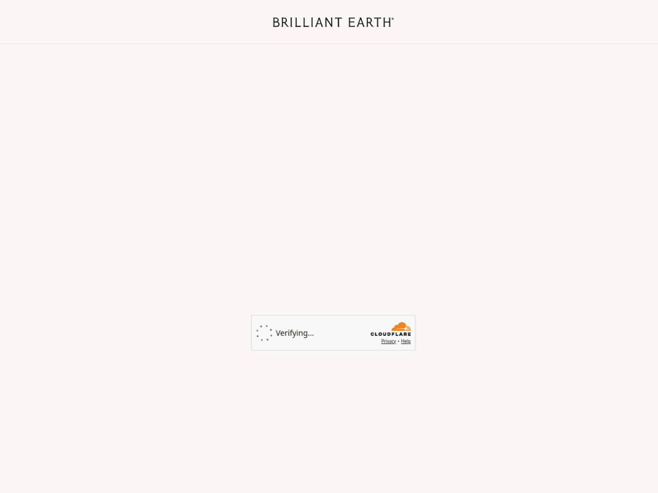 Brilliant Earth 웹사이트 데스크톱 화면 스크린샷 — 미니멀, 3D 스타일