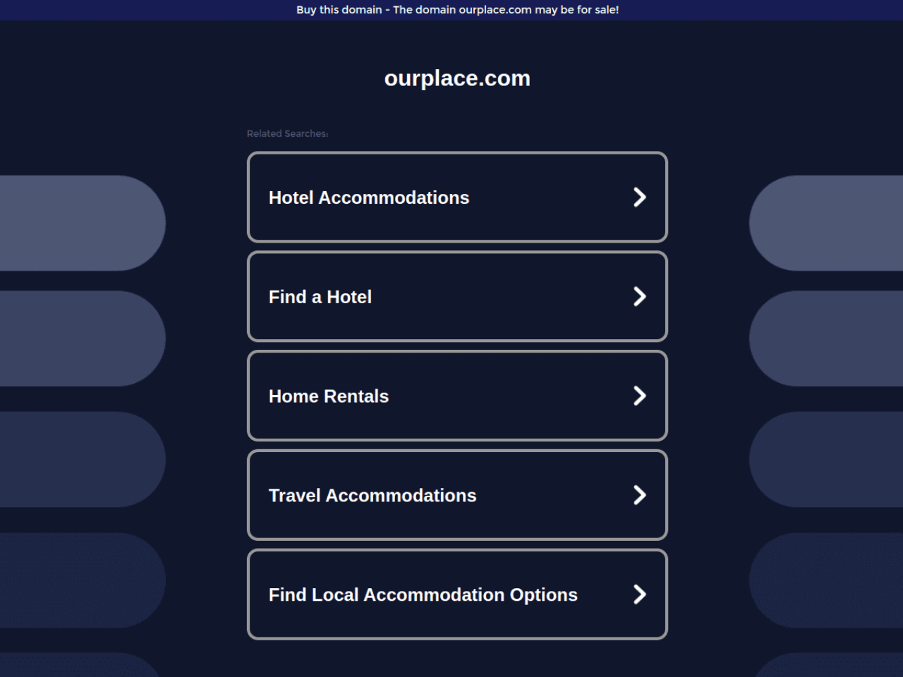 Our Place 웹사이트 데스크톱 화면 스크린샷 — 플레이풀, 실험적인 스타일