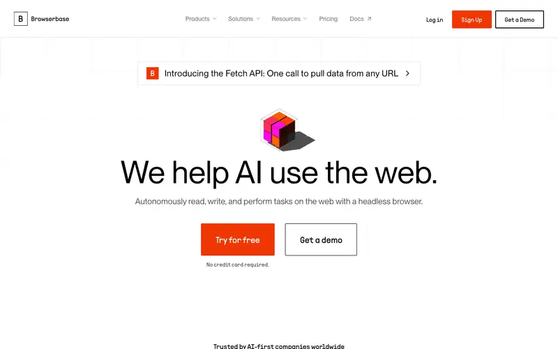 Browserbase 데스크톱 화면