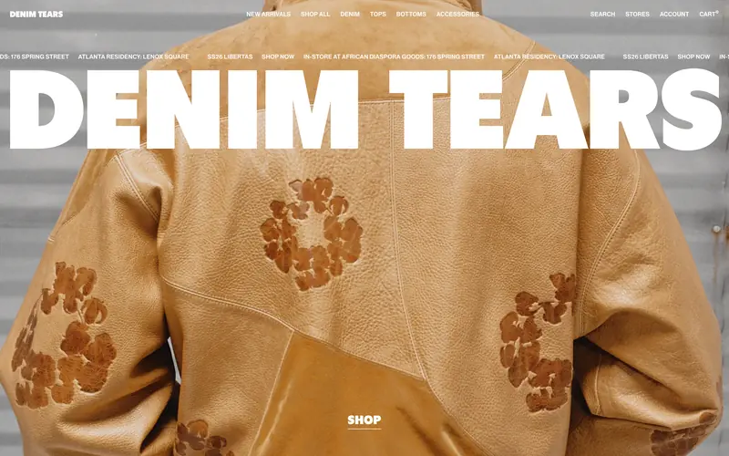 Denim Tears 데스크톱 화면