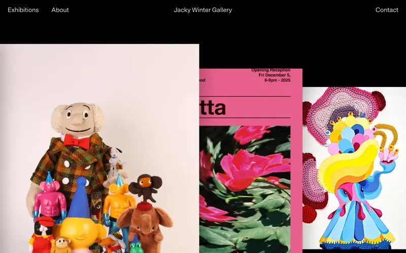 Jacky Winter Gallery 데스크톱 화면
