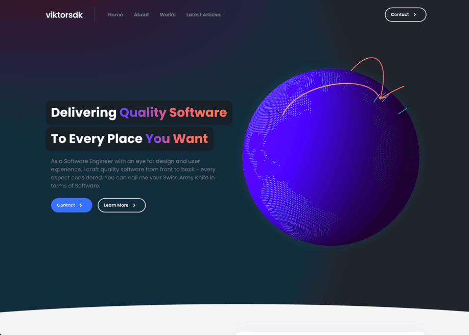 viktorsdk - Your Partner in Web Technology 데스크톱 화면