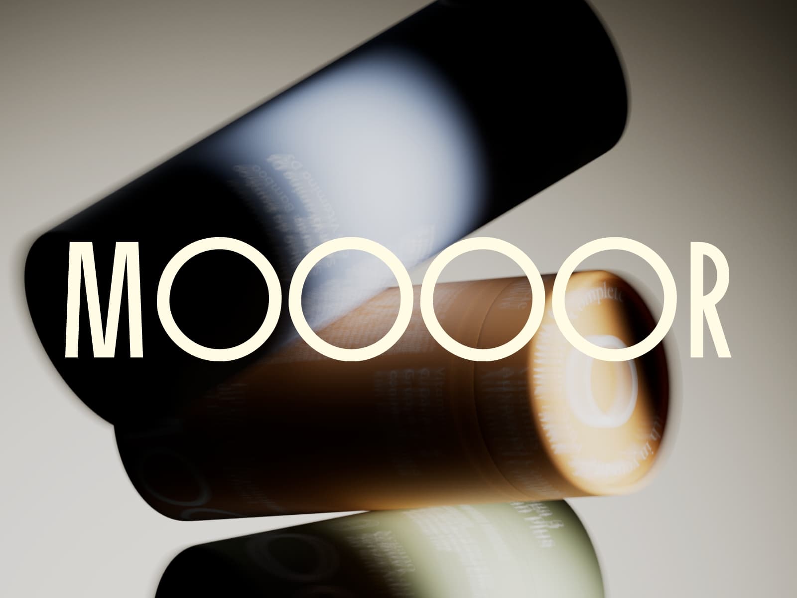 Moooor 웹사이트 데스크톱 화면 스크린샷 — 에디토리얼 스타일