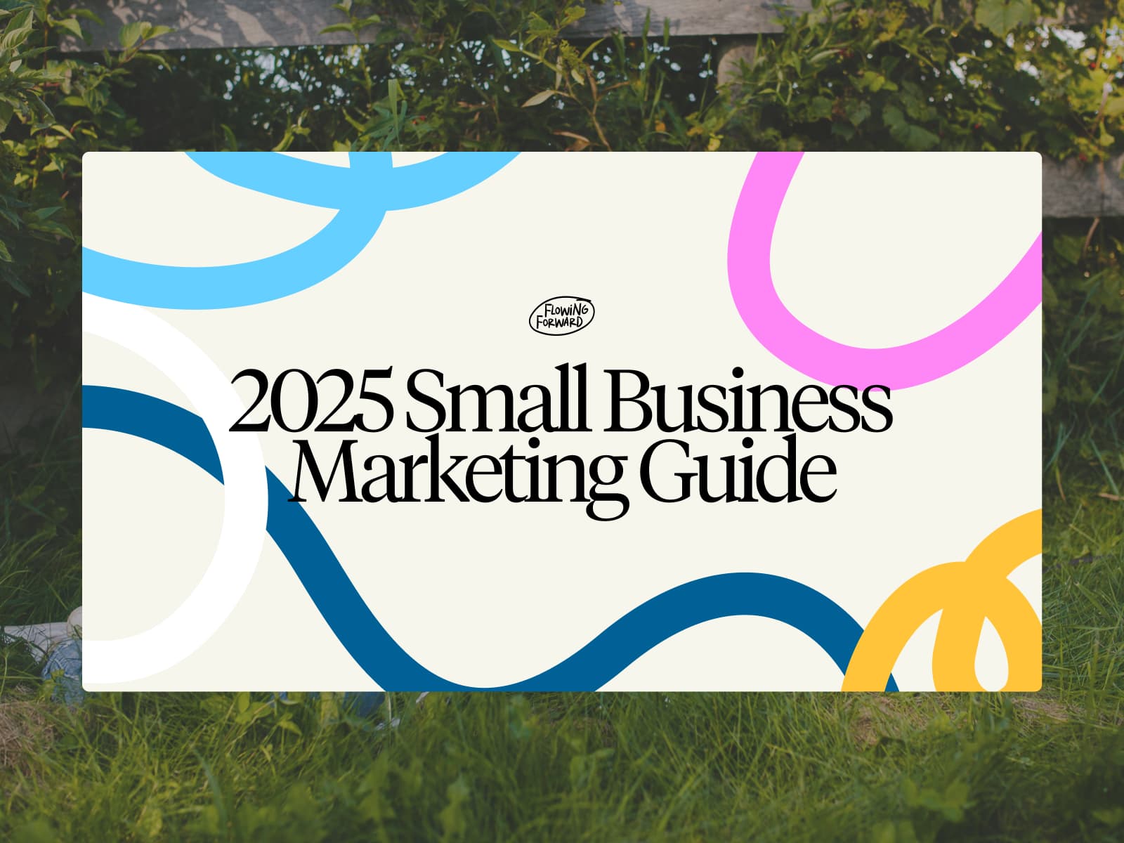Small Business Guide 2025 | VistaPrint x Wix 데스크톱 화면