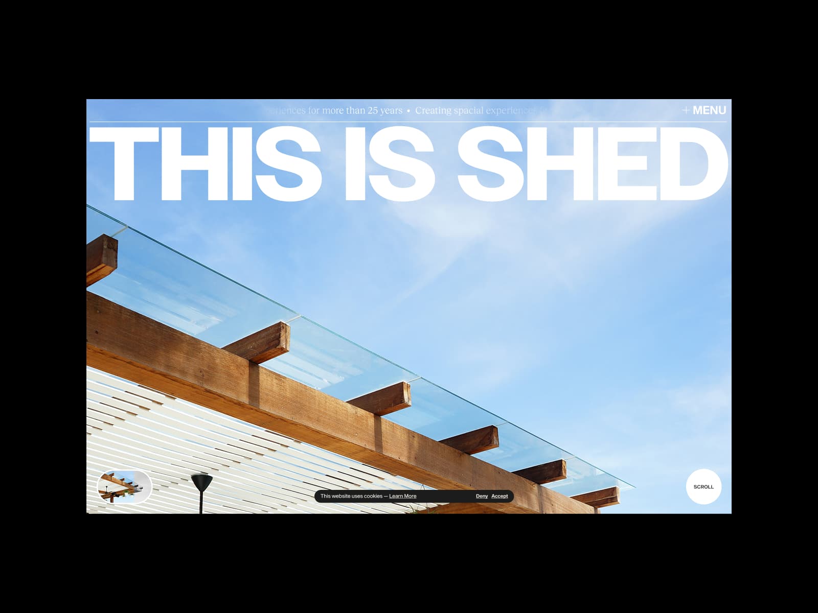 Shed | Home 데스크톱 화면