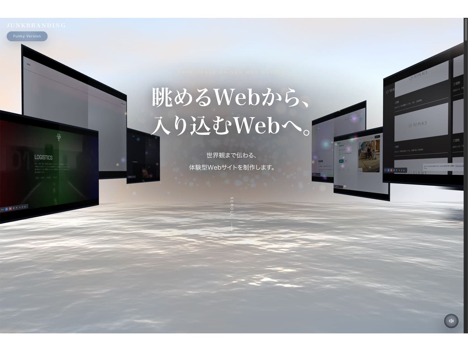 JUNKBRANDING | Design, Motion & Creative Development 데스크톱 화면