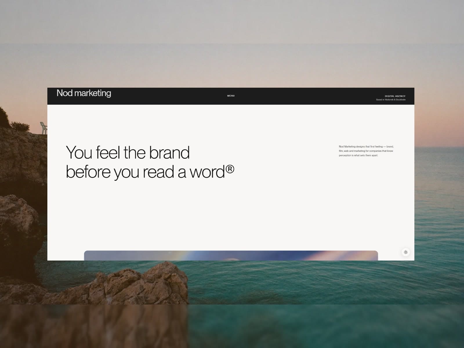 Nod Marketing — Marketing & web agency in Västervik & Stockholm 데스크톱 화면