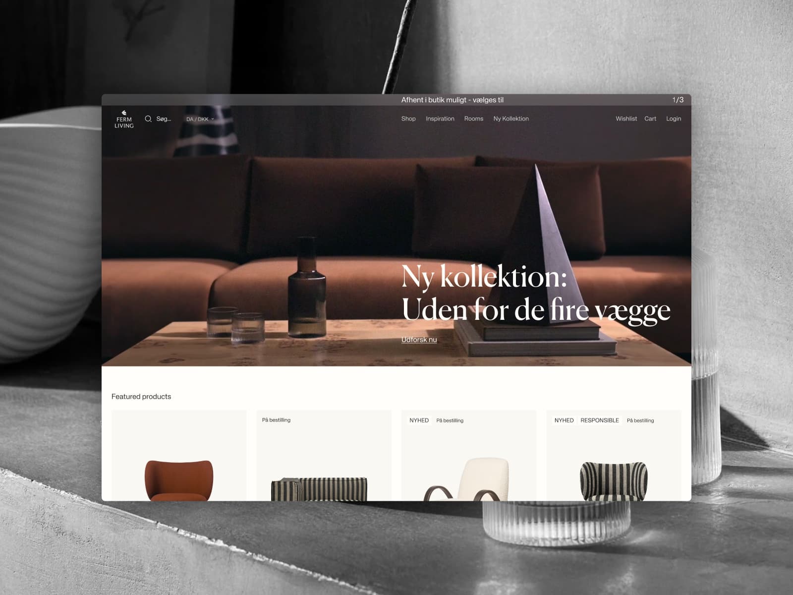 Ferm Living | Danish design | Furniture, accessories and lamps 데스크톱 화면