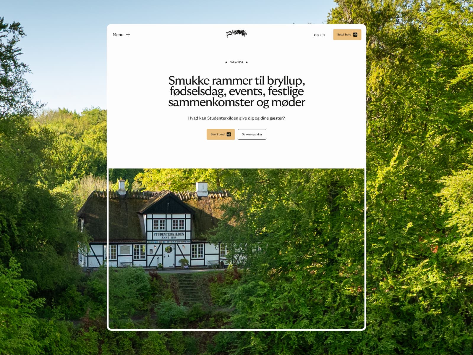 Studenterkilden - Bryllup, Fester & Møder Siden 1854 데스크톱 화면
