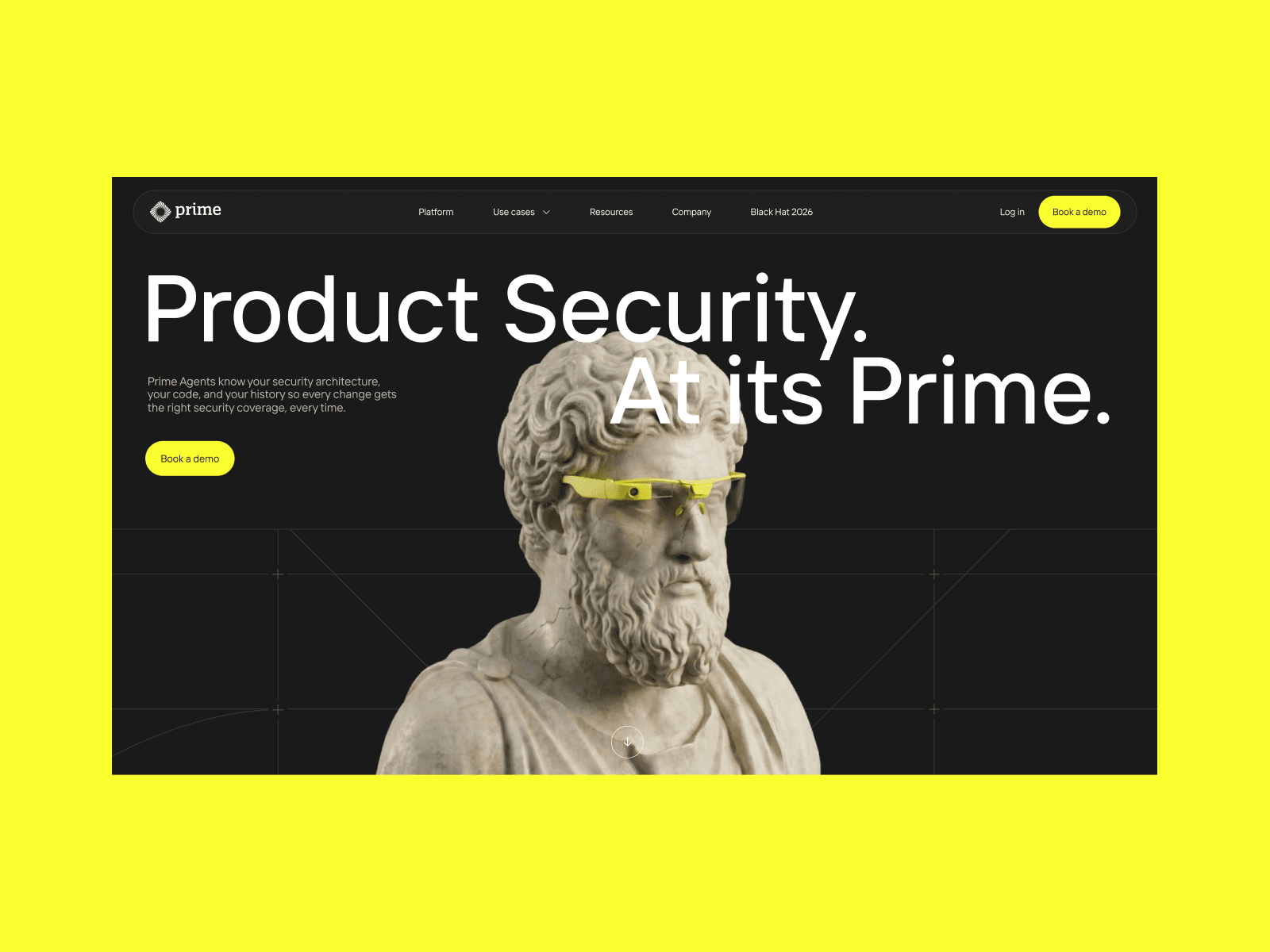 Prime Security | Agentic Product Security Platform 데스크톱 화면