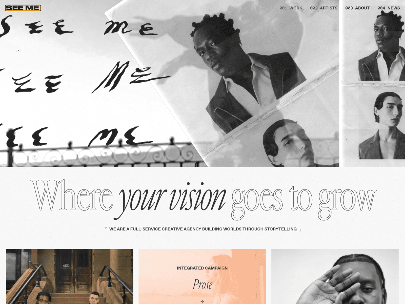 SEE ME Creative 데스크톱 화면