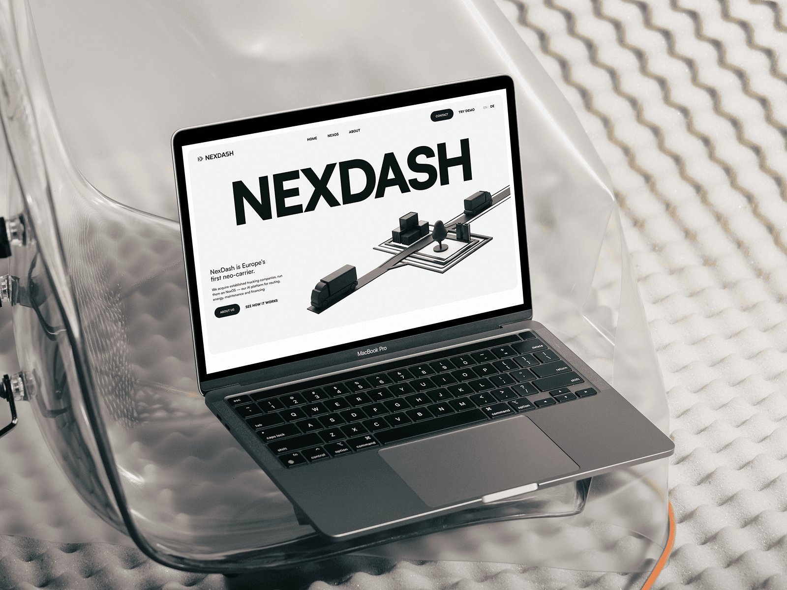 NexDash — Europe's first neo-carrier 데스크톱 화면
