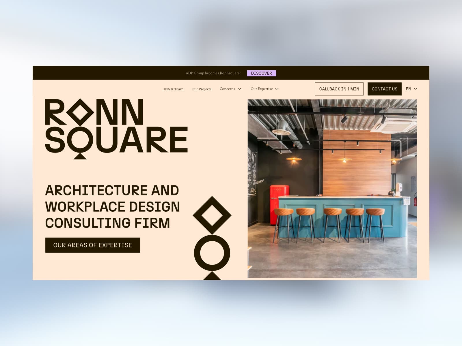 Ronnsquare - architecture et aménagement d’espaces de travail 데스크톱 화면
