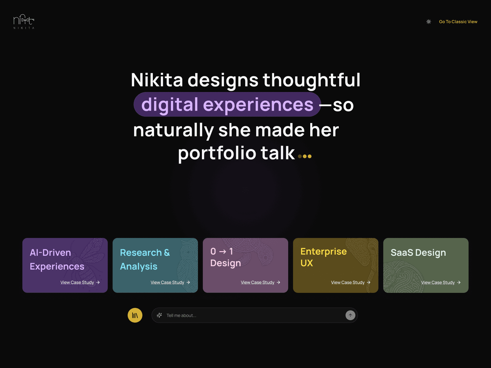 Studio Nikita 데스크톱 화면