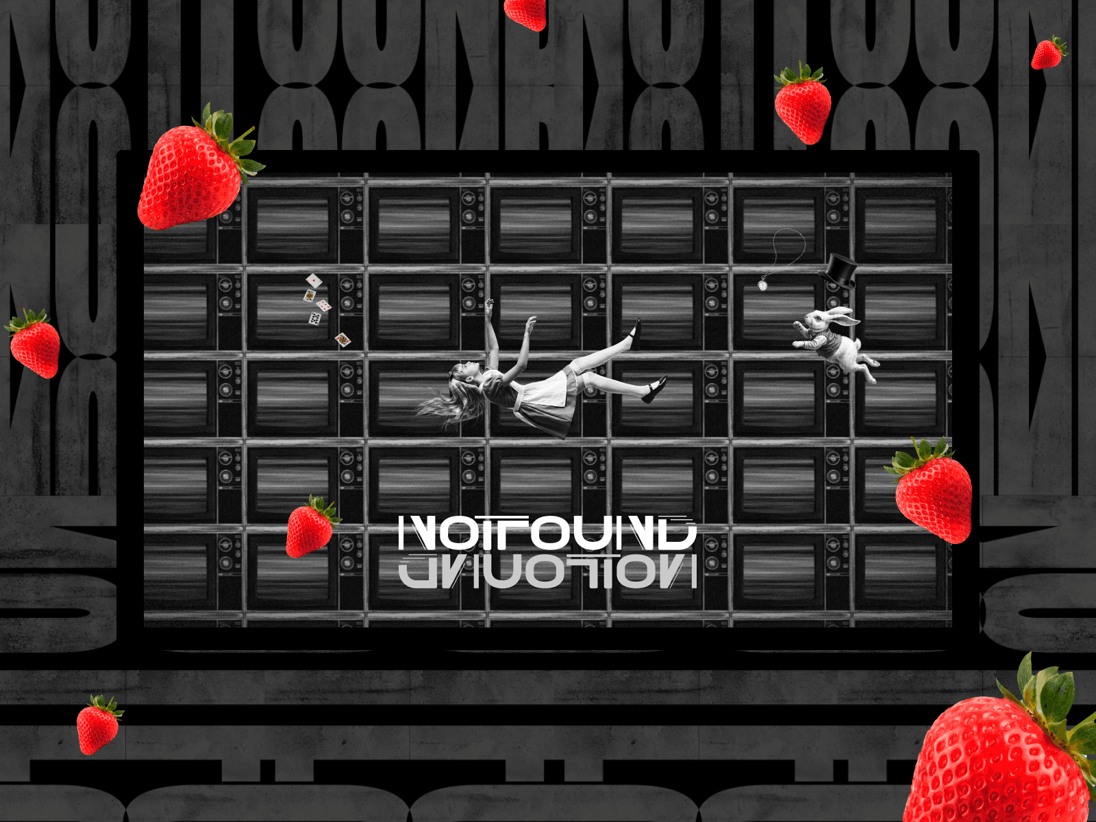 NOT FOUND Portfolio 데스크톱 화면